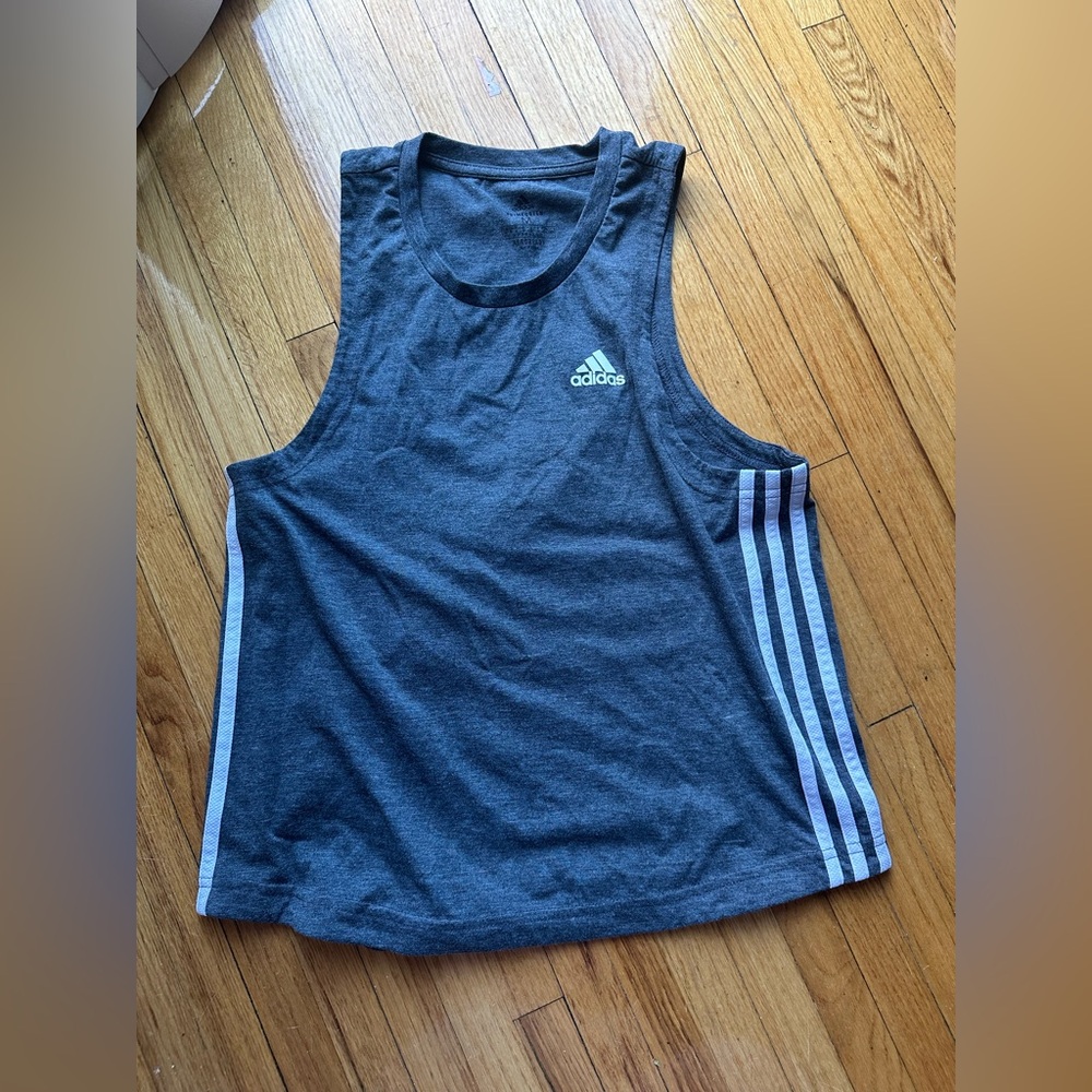 Adidas Gray Tank Top Aeroready Size M